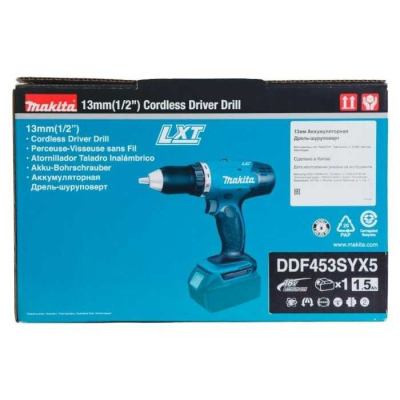 Аккумуляторный шуруповерт Makita DDF453SYX5