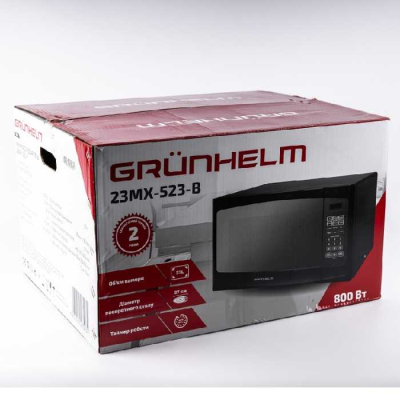 Микроволновая печь Grunhelm 23MX-523-B, 23л, 800 Вт, электрон