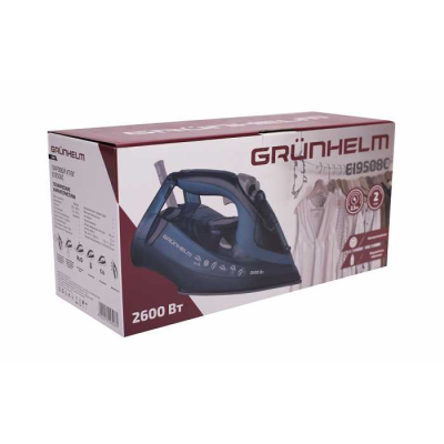 Праска Grunhelm EI9508С, 2600 Вт, керамічна підошва